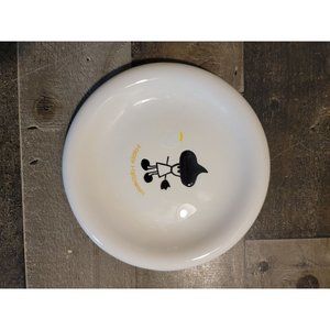 Happy Halloween acorn man white‎ plate decor